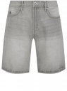 Шорты джинсовые с отворотами oodji для Мужчины (серый), 6B220013M-5/50816/2300W