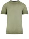 Футболка хлопковая прямого силуэта oodji для Мужчины (зеленый), 5L641001I-2/47631N/6600W