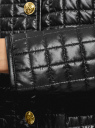 Куртка стеганая с золотистой фурнитурой oodji для Женщины (черный), 10200077-1/35889/2900N