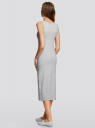 Платье с принтом oodji для женщины (серый), 14005071-1/45852/2041P