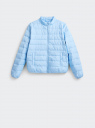 Куртка стеганая на молнии oodji для Женщины (синий), 18303013-2/50223/7000N