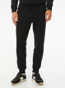 Брюки трикотажные из ткани с начесом oodji для Мужчины (черный) Брюки трикотажные из ткани с начесом oodji для Мужчины (черный), 5L200004I-2/19014N/2900B