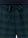 Брюки пижамные в клетку oodji для Мужчины (зеленый) Брюки пижамные в клетку oodji для Мужчины (зеленый), 7L401003I/51023/6279C