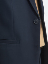 Пиджак классический на пуговице oodji для Мужчина (синий), 2B430001M-2/18600/7901N