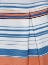 Платье приталенное со складками на юбке oodji для Женщины (разноцветный), 12C13009/48255/7955S