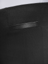 Брюки skinny с завышенной талией oodji для женщины (черный), 18602004/43597/2900N