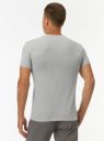 Футболка из хлопка oodji для Мужчины (серый) Футболка из хлопка oodji для Мужчины (серый), 5B611004M/46737N/2000M