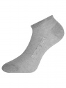 Комплект укороченных носков (3 пары) oodji для женщины (разноцветный), 57102604T3/48022/5