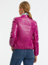Куртка стеганая с воротником-стойкой oodji для Женщина (розовый), 10203060-3B/50231/4700N
