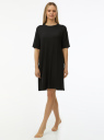 Платье домашнее из вискозы oodji для Женщины (черный) Платье домашнее из вискозы oodji для Женщины (черный), 59801033-4/49998/2900N