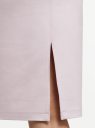 Юбка-карандаш из искусственной замши oodji для Женщины (розовый), 18H01017/47301/4001N