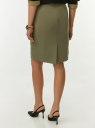Юбка базовая прямая oodji для Женщины (зеленый) Юбка базовая прямая oodji для Женщины (зеленый), 21611105-5B/18600/6801N