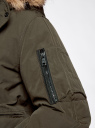 Куртка утепленная с капюшоном oodji для Мужчины (зеленый), 1L112008M/39881N/6600N