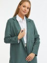 Пальто из искусственной замши oodji для Женщина (зеленый), 18R03004/47301/6900N