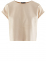 Блузка укороченная из искусственной замши oodji для Женщины (бежевый), 18K11002/49910/3300N