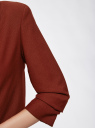 Жакет из фактурной ткани без застежки oodji для Женщины (красный), 11207010-1/46742/4900N