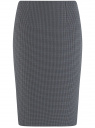 Юбка-карандаш базовая oodji для Женщины (серый), 21600282-4B/22124/2539C