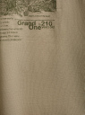 Футболка хлопковая с принтом oodji для Мужчины (зеленый), 5L641011I-42/46154/6668P