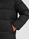 Куртка стеганая с пуховым утеплителем oodji для Мужчины (черный), 1L112038M/53222/2900B