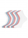 Комплект носков (10 пар) oodji для Женщины (разноцветный) Комплект носков (10 пар) oodji для Женщины (разноцветный), 57102466T10/47469/2