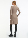 Платье вязаное oodji для Женщина (коричневый), 63912238/45641/3700M