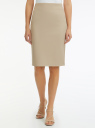 Юбка-карандаш из искусственной замши oodji для Женщины (бежевый) Юбка-карандаш из искусственной замши oodji для Женщины (бежевый), 18H01017/47301/2001N