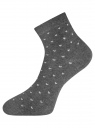 Комплект из трех пар укороченных носков oodji для женщины (разноцветный), 57102418T3/47469/65