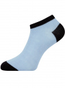 Комплект из трех пар укороченных носков oodji для женщины (разноцветный), 57102433T3/47469/19RVB