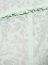 Блузка из ткани деворе oodji для Женщины (зеленый), 11405092-4/26528/6500N