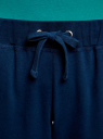 Брюки трикотажные (комплект из 2 пар) oodji для женщины (синий), 16701042T2/46919/7901N