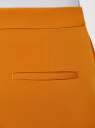 Брюки классические зауженные oodji для женщины (оранжевый), 21700201B/38253/5900N