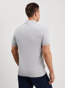 Поло вязаное из хлопка oodji для Мужчины (серый), 4L512042M/52542/2300M