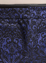 Брюки жаккардовые со стрелками oodji для женщины (синий), 21709006-1/38560/7529J