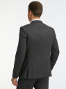 Пиджак приталенный на пуговицах oodji для мужчины (серый), 2B420032M-1/48331N/2523O