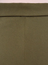 Брюки облегающие на эластичном поясе oodji для женщины (зеленый), 11706196B/42250/6800N