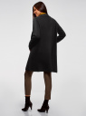 Кардиган с накладными карманами без застежки oodji для женщины (черный), 63212590/18941/2900N