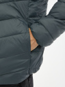 Куртка стеганая с капюшоном oodji для Мужчины (зеленый), 1B122001M/33445/6900N