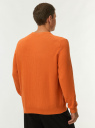 Джемпер вязаный из хлопка oodji для Мужчины (оранжевый) Джемпер вязаный из хлопка oodji для Мужчины (оранжевый), 4L112273M/51316/5900N