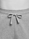Брюки трикотажные на завязках oodji для женщины (серый), 16701055B/47999/2000M