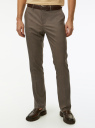 Брюки слим базовые oodji для Мужчины (коричневый), 2B210032M-3/48331N/3700O