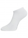 Комплект укороченных носков (3 пары) oodji для женщины (белый), 57102610T3/47469/1