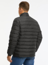 Куртка стеганая на молнии oodji для Мужчины (черный), 1L121010M/50223/2900N