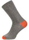 Комплект высоких носков (3 пары) oodji для мужчины (оранжевый), 7B233001T3/47469/57