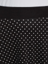 Юбка из вискозы расклешенная oodji для женщины (черный), 14102019/49253/2912D