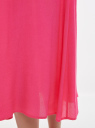 Юбка миди из вискозы oodji для Женщина (розовый), 13G04001/50825/4700N