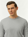 Свитшот хлопковый с длинным рукавом oodji для Мужчины (серый), 5B113002M-1/46738N/2000M