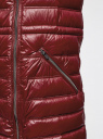 Куртка удлиненная с капюшоном oodji для Женщины (красный), 10203056/33445/4900N
