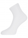 Комплект из трех пар хлопковых носков oodji для женщины (разноцветный), 57102809T3/48022/5