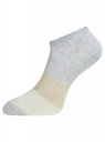 Комплект укороченных носков (3 пары) oodji для Женщины (разноцветный), 57102433T3/47469/178
