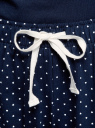 Пижама хлопковая с брюками oodji для женщины (синий), 56002200-9/46154/7912P